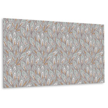 Panneau Décoratif Mural 100 x 50 cm, Surface Autocollante Facile À Installer Motifs Floraux Orientaux