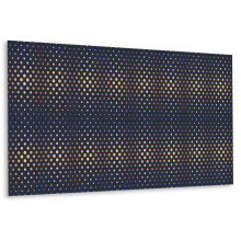 Panneau Mural Adhésif Résistant 100 x 50 cm, Décoration Facile À Entretenir Points Dorés