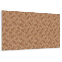 Habillage Mural PVC Autocollant 100 x 50 cm, Panneau Décoratif Moderne Sol À Chevrons