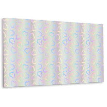 Revêtement Mural Autocollant En PVC 100 x 50 cm, Panneau Décoratif Pour La Maison Cœurs Colorés