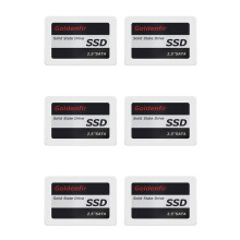 6X Goldenfir Hochwertiges Solid-State-Laufwerk, 512 GB, 2,5 Zoll, SSD für Laptop und Desktop