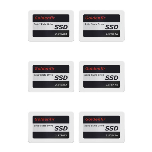 6X Goldenfir Unidade de Estado Sólido de Alta Qualidade, SSD de 512 GB e 2,5 Polegadas para Laptop e Desktop