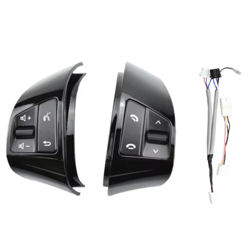 Multifunction Steering Wheel Button  Cruise Volume Control  for   HD 2008-2011 Black