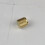 (20mm Knob	) Satin Brass Knurled Solid Bar Handles & Knobs 2
