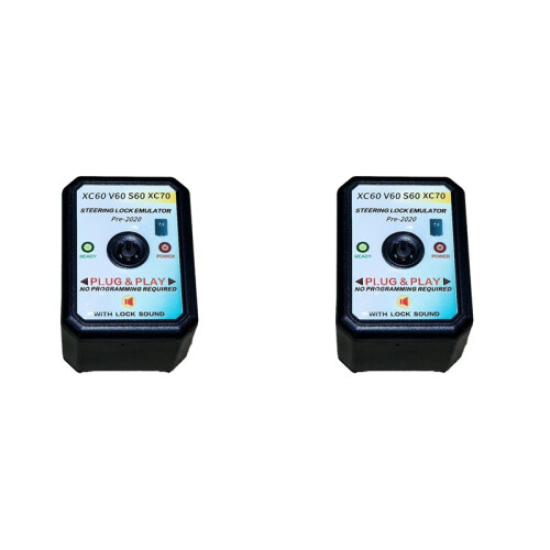 2X Steering Lock Simulator Emulator for  XC60  S60 XC70 Pre-2020 with Lock Sound No 1