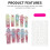 (S) Gradient Long Fake Nails, Odorless & Eco-Friendly 8