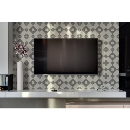 Panneau Vinyle Mural Adhésif 100 x 50 cm, Décoration Facile À Installer Losanges 1