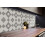 Panneau Vinyle Mural Adhésif 100 x 50 cm, Décoration Facile À Installer Losanges 3