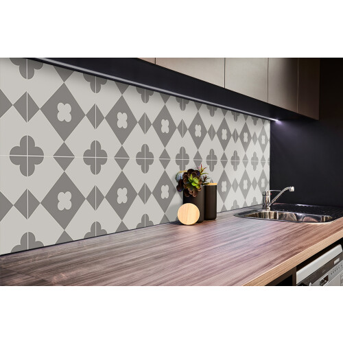 Panneau Vinyle Mural Adhésif 100 x 50 cm, Décoration Facile À Installer Losanges 2