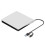 5X External CD DVD +/-RW Drive, USB 3.0 & USB-C CD & DVD ROM Burner Player Reader Writer Rewriter Disc Drive,White 2