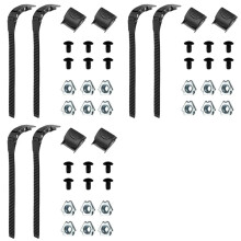 6X Roller Strap Shoes Skating Buckle Parts Replacement Straps  Leash Snowboard Binding Belt Tight Buckles