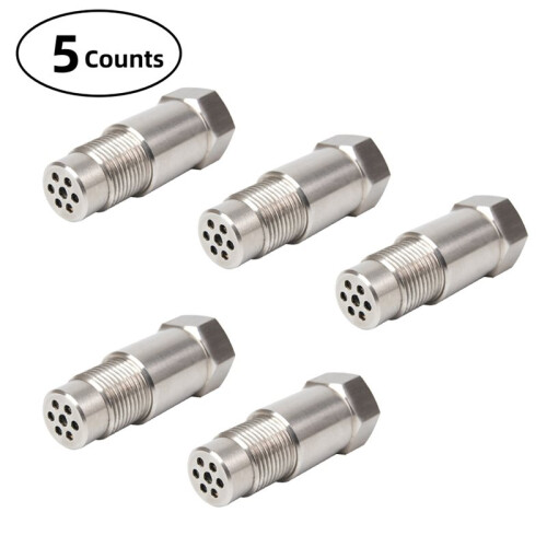 5PCS Stainless Steel Oxygen Sensor with  Catalyst M18x1.5 Universal O2 Sensor Connector 2