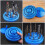 2PCS Drill Bit Storage Case Stand Round Shape Hard Plastic Container Household Tool 2