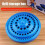 2PCS Drill Bit Storage Case Stand Round Shape Hard Plastic Container Household Tool 4