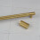 (96mm Handle) Satin Brass Knurled Solid Bar Handles & Knobs 7