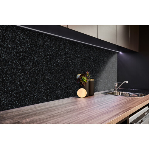 Panneau Mural Autocollant Décoratif 100 x 50 cm, Solution Rapide Pour Intérieur Sol Noir Classique 2