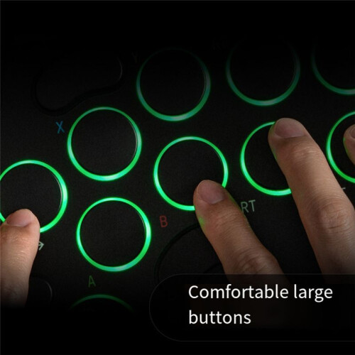 8BitDo All-Button Arcade Controller for  Series X/S  One PC Windows 2.4G Wireless Low-Profile Mechanical Switches 2