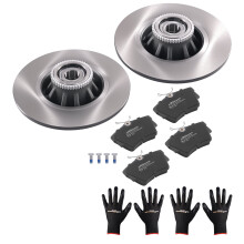 Posteriore Dischi Pastiglie Freno for Opel Vivaro Combi Kasten 279.9mm 2001-2014