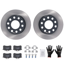 Dischi e pastiglie for Audi A4 8E Posteriore 2000-2008 8E0615601B 895615601A
