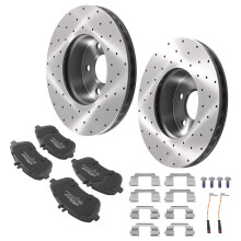 Anteriore Dischi 295mm Pastiglie Freno for Mercedes C180 C200 C220 W204 S204