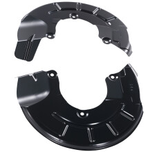 2x Brake Disc Dust Cover Shield Front for Skoda Fabia Mk1 Mk2 VW Fox 1999-2014
