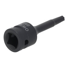 Impact Star Bit Socket 1/2" Drive T40 78mm CR-MO Black Phosphate