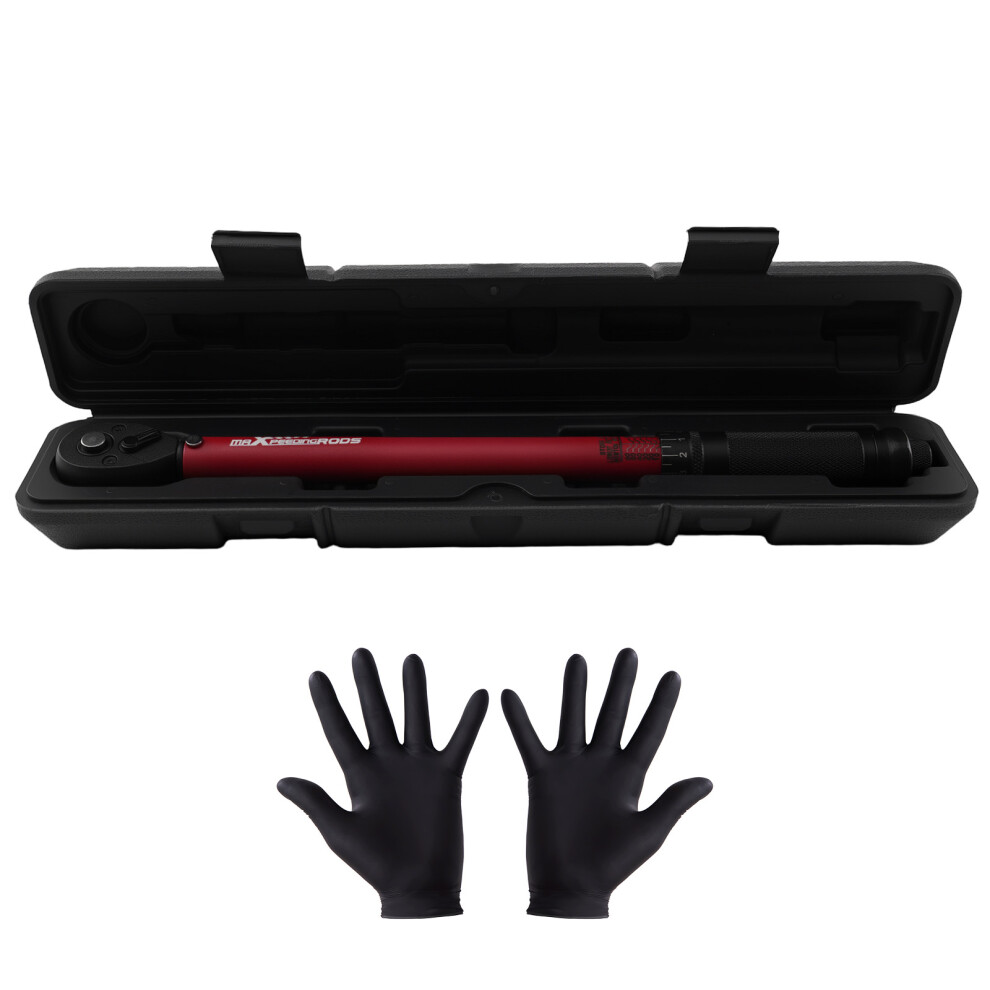 Photos - Car Service Station Equipment MaXpeedingRods 3/8" Click Torque Wrench 5-60Nm 72T Drive Ratcheting Automotive Tool Bike 