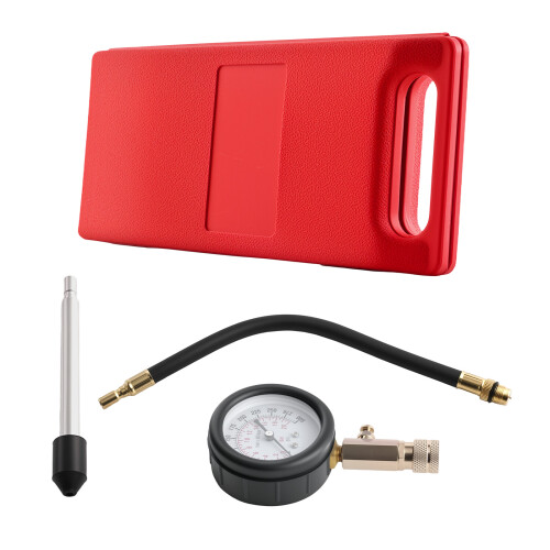 Compression Test Tool 0-300 PSI Engine Pressure Gauge 0-20 BAR 14mm 18mm