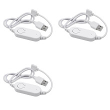 3X ContrĂ´leur LED WiFi Tuya RVB DC5 V USB Modes de Minuterie de Gradation pour 2835 5050 RVB LED Bandes Lumineuses Adaptateur Life App