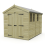 8 x 9 Apex Shed Tanalised (Double Door, With Windows) 2