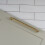 (224mm Handle) Satin Brass Knurled Solid Bar Handles & Knobs 4