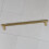 (224mm Handle) Satin Brass Knurled Solid Bar Handles & Knobs 3