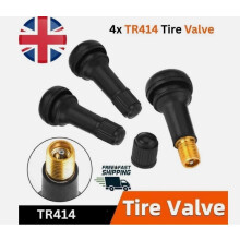 4x TR414 Tubeless Rubber Tyre Valves Car Van Wheel High Quality  Low Price