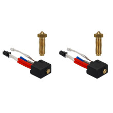 2 Conjunto para Kit de Hotend Kobra 2, Kit de Hotend Kobra 2 Series Neo/Pro//Max 24 V 60 W NTC 100 K Kobra 2, DissIpador de Calor, A