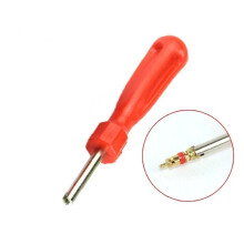 Universal Tyre Valve Core Removal Tool – Red Repair Key for Car, Bike, Van, ATV