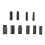25Pcs Bolt Extractor Kit for Damaged Threads 5mm-16mm Carbon Steel Tool 5