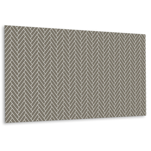 Panneau Décoratif Mural En Vinyle 100 x 50 cm, Adhésif Permanent Chevrons