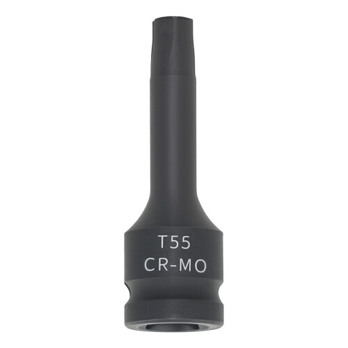 1/2" Drive Impact Socket T55 78mm Star Bit 6 Point Cr-mo Tool Black Phosphate