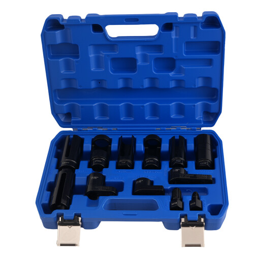 O2 Oxygen Sensor Socket 1/2" 3/8" Drive 22mm 27mm 29mm Tool Set Kit Case 2