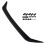 Black Acrylic Bonnet Guard for Ford Transit Custom 2012-2018 Stone Deflector 2