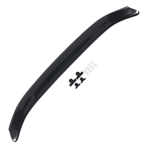Acrylic Bonnet Protector for Nissan Navara 2016-2022 Black Front Shield 1