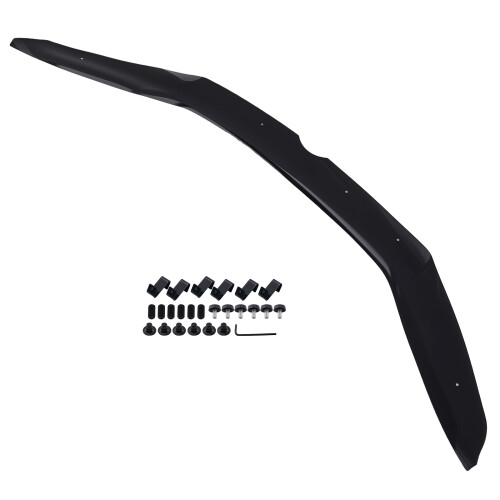 Acrylic Bonnet Protector for VW Caddy Maxi 2010-2015 Front Black Shield 1