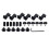 Acrylic Bonnet Protector for VW Caddy Maxi 2010-2015 Front Black Shield 5