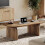 Tribesigns Tribesigns Rectangle Coffee Table, 47-Inch Wood Rectangular Living Room Table,Rustic Brown 4