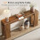 Tribesigns Tribesigns 63-Inch Extra Long Console Table  Farmhouse Wood Sofa Table, Dark Brown 6