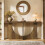 Tribesigns Tribesigns Console Table for Entryway  71-Inch Farmhouse Entryway Table, Rustic Brown 4