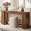 Tribesigns Tribesigns 63-Inch Extra Long Console Table  Farmhouse Wood Sofa Table, Dark Brown 4