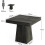 Tribesigns Tribesigns Dining Table for 4  80cm Square Kitchen Table , Grey 3