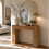 Tribesigns Tribesigns 110 cm Console Table  Wooden Rectangular Sofa Table Behind The Couch 7