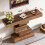 Tribesigns Tribesigns Rustic Console Table  108cm Slim Wood Sofa Side Table(Rustic Brown) 6